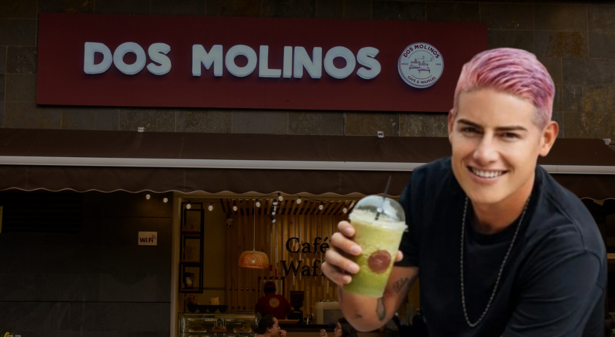 James Rodríguez llega a Bogotá con su marca ‘Café Dos Molinos’ El
