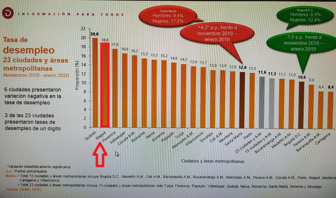 Ibagué Con Mayor Tasa De Desempleo En Jóvenes El Cronista Periodismo De Análisis Y Opinión 3908